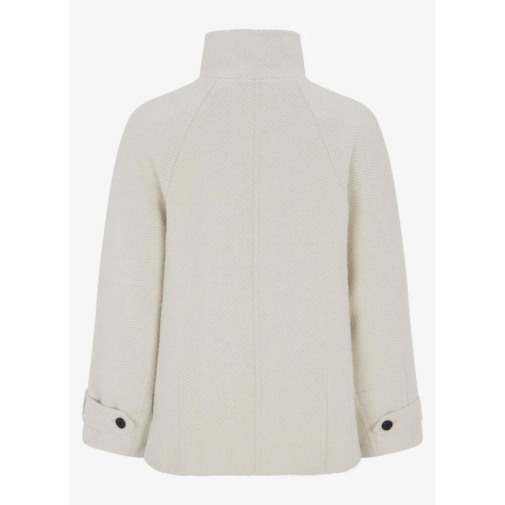 Funnel neck coat on sale acne